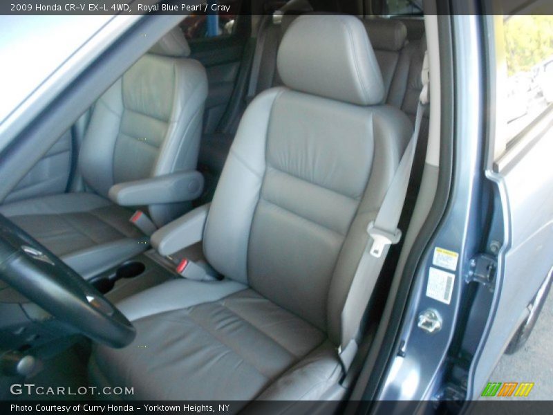Royal Blue Pearl / Gray 2009 Honda CR-V EX-L 4WD