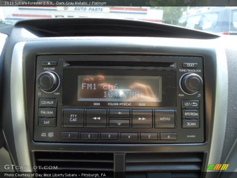 Audio System of 2013 Forester 2.5 X