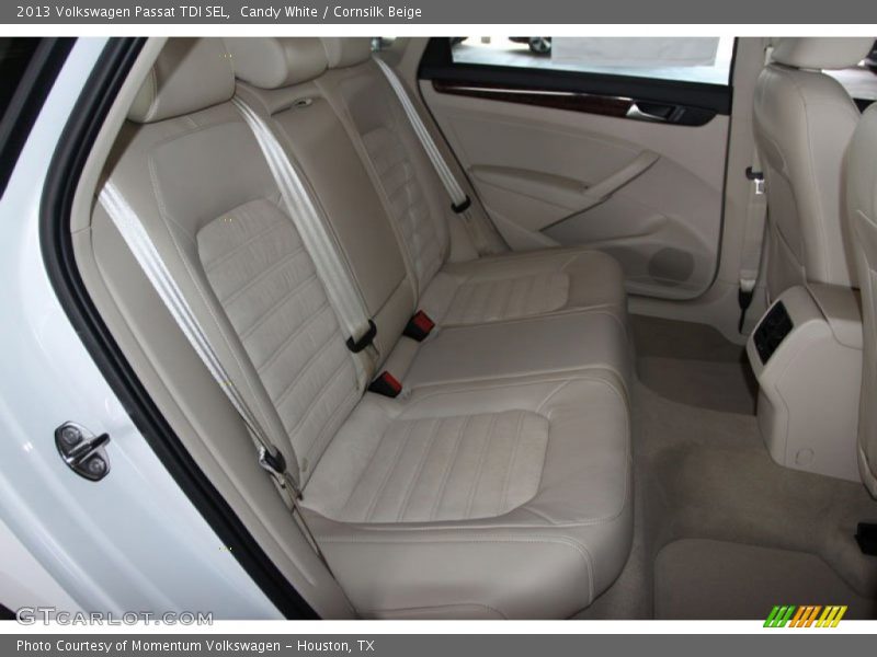 Candy White / Cornsilk Beige 2013 Volkswagen Passat TDI SEL