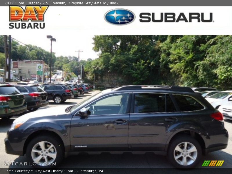 Graphite Gray Metallic / Black 2013 Subaru Outback 2.5i Premium