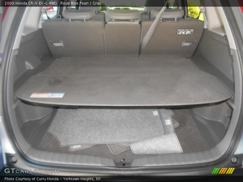 Royal Blue Pearl / Gray 2009 Honda CR-V EX-L 4WD