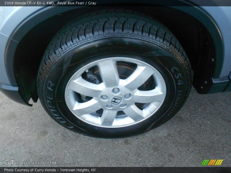 Royal Blue Pearl / Gray 2009 Honda CR-V EX-L 4WD