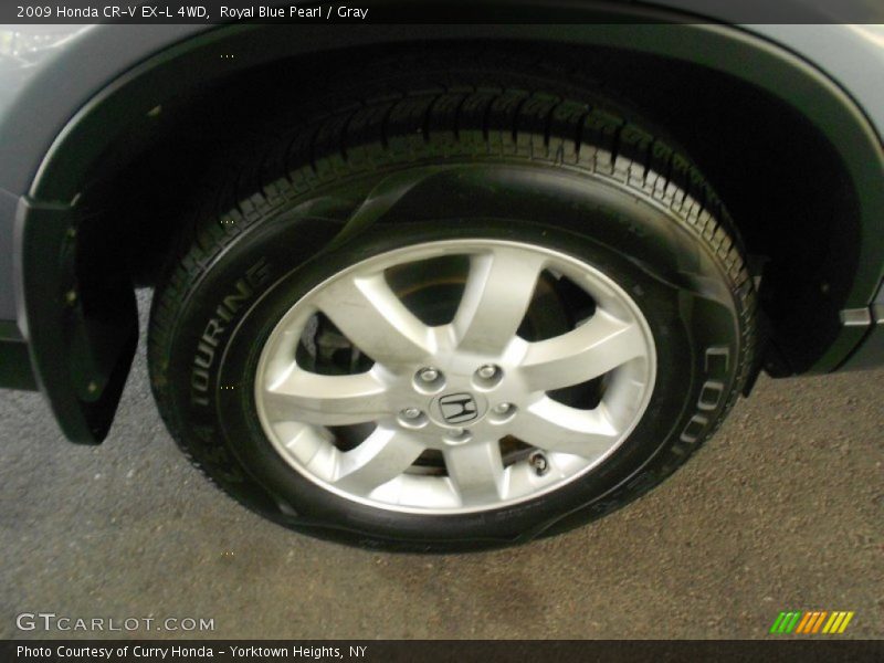 Royal Blue Pearl / Gray 2009 Honda CR-V EX-L 4WD