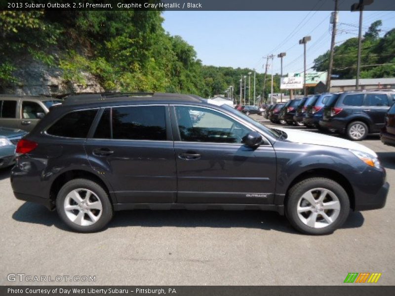 Graphite Gray Metallic / Black 2013 Subaru Outback 2.5i Premium
