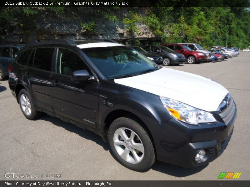 Graphite Gray Metallic / Black 2013 Subaru Outback 2.5i Premium