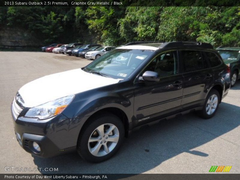 Graphite Gray Metallic / Black 2013 Subaru Outback 2.5i Premium