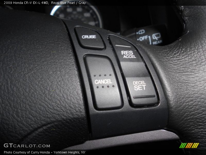 Royal Blue Pearl / Gray 2009 Honda CR-V EX-L 4WD