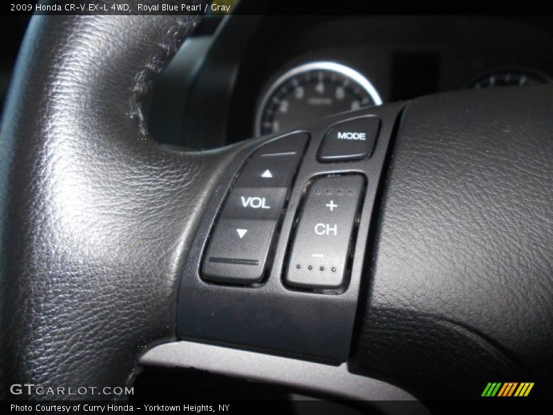 Royal Blue Pearl / Gray 2009 Honda CR-V EX-L 4WD