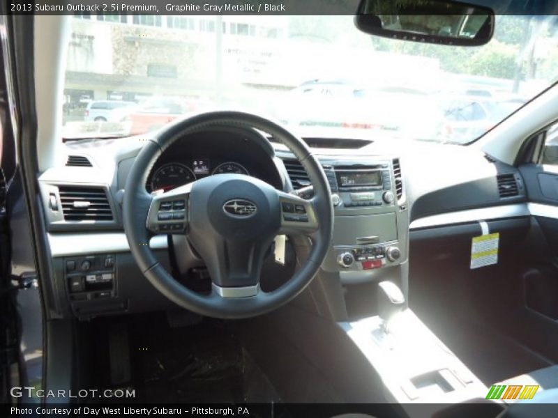 Graphite Gray Metallic / Black 2013 Subaru Outback 2.5i Premium
