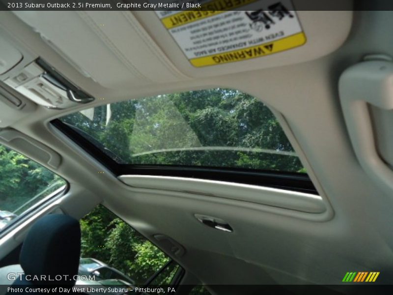 Graphite Gray Metallic / Black 2013 Subaru Outback 2.5i Premium