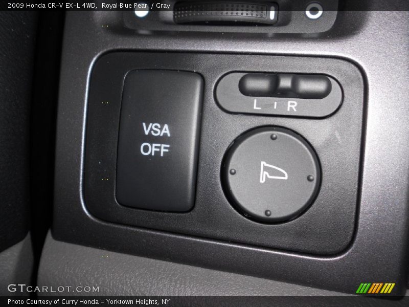 Royal Blue Pearl / Gray 2009 Honda CR-V EX-L 4WD