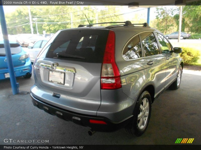 Royal Blue Pearl / Gray 2009 Honda CR-V EX-L 4WD