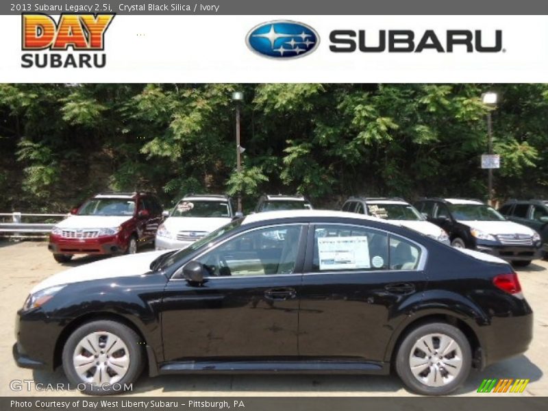 Crystal Black Silica / Ivory 2013 Subaru Legacy 2.5i