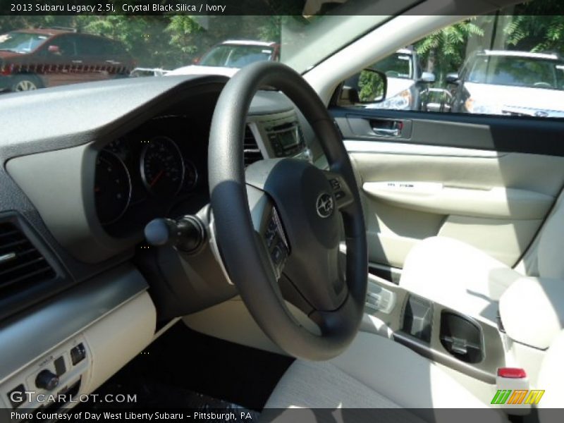 Crystal Black Silica / Ivory 2013 Subaru Legacy 2.5i