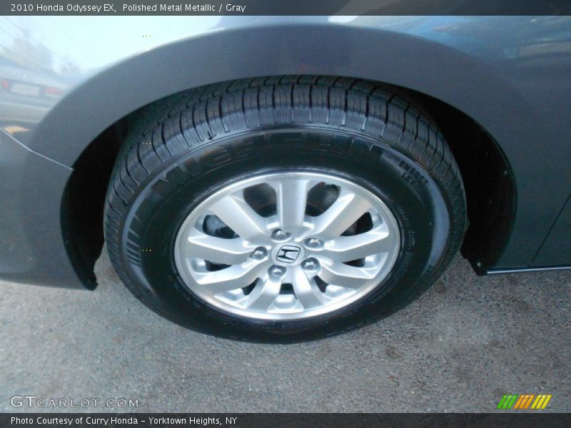 Polished Metal Metallic / Gray 2010 Honda Odyssey EX