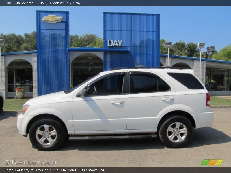 Clear White / Gray 2006 Kia Sorento LX 4x4