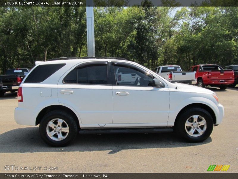 Clear White / Gray 2006 Kia Sorento LX 4x4