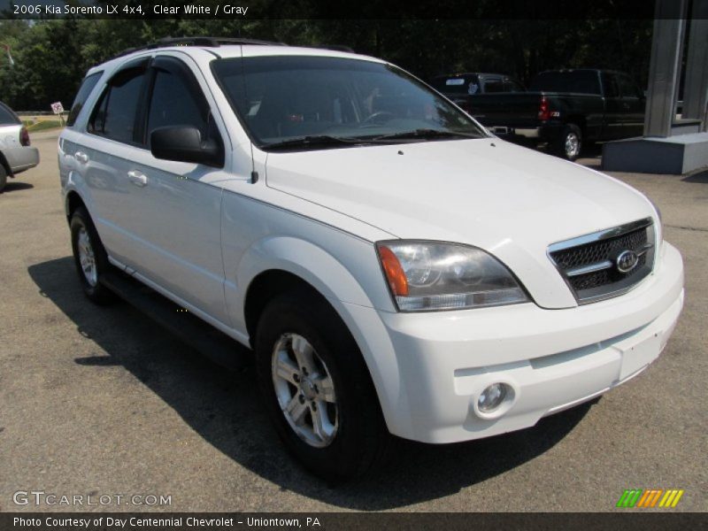 Clear White / Gray 2006 Kia Sorento LX 4x4