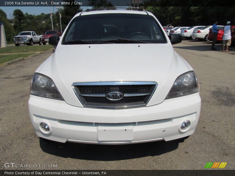 Clear White / Gray 2006 Kia Sorento LX 4x4