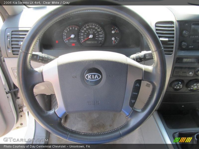 Clear White / Gray 2006 Kia Sorento LX 4x4