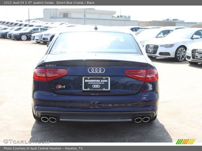 Estoril Blue Crystal / Black 2013 Audi S4 3.0T quattro Sedan