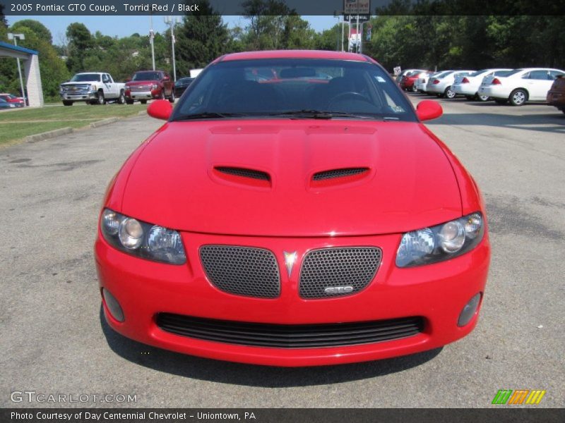 Torrid Red / Black 2005 Pontiac GTO Coupe