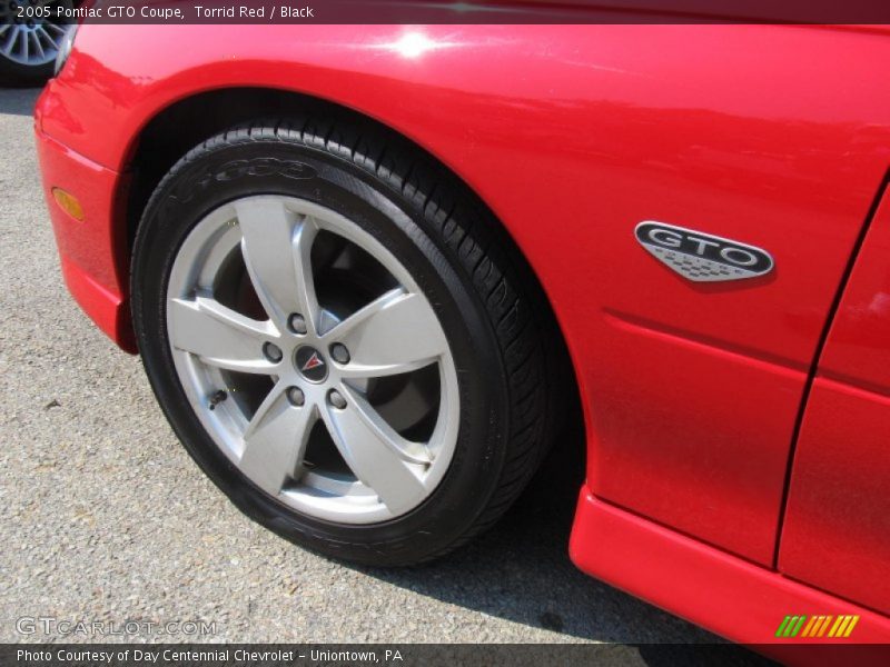 Torrid Red / Black 2005 Pontiac GTO Coupe