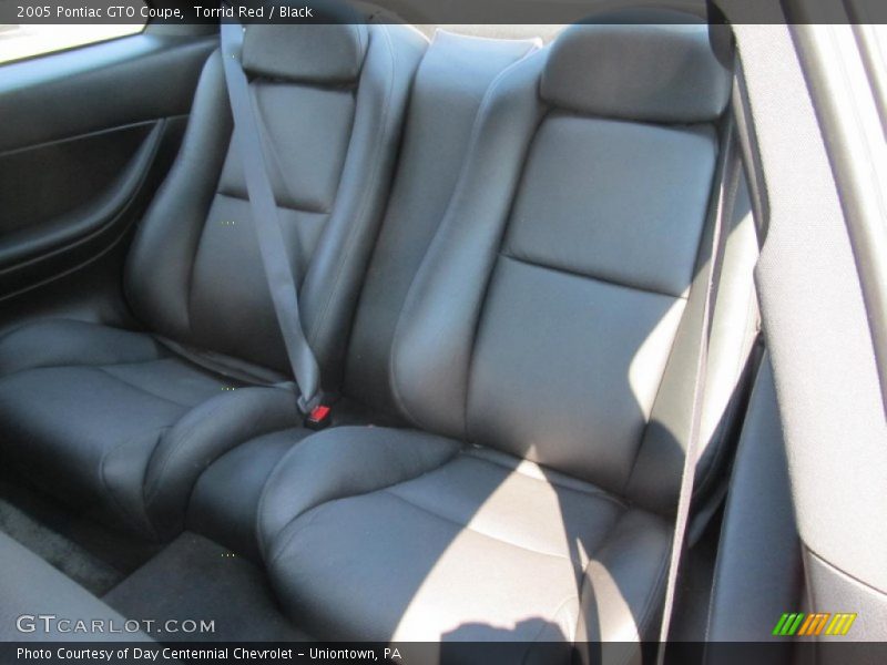 Rear Seat of 2005 GTO Coupe