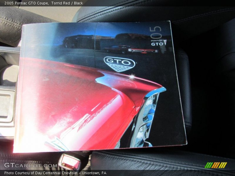 Books/Manuals of 2005 GTO Coupe