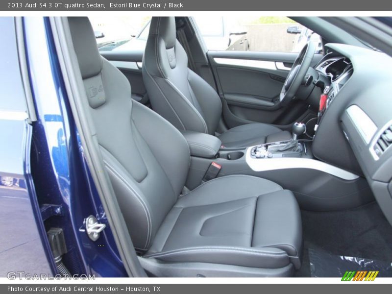 Estoril Blue Crystal / Black 2013 Audi S4 3.0T quattro Sedan