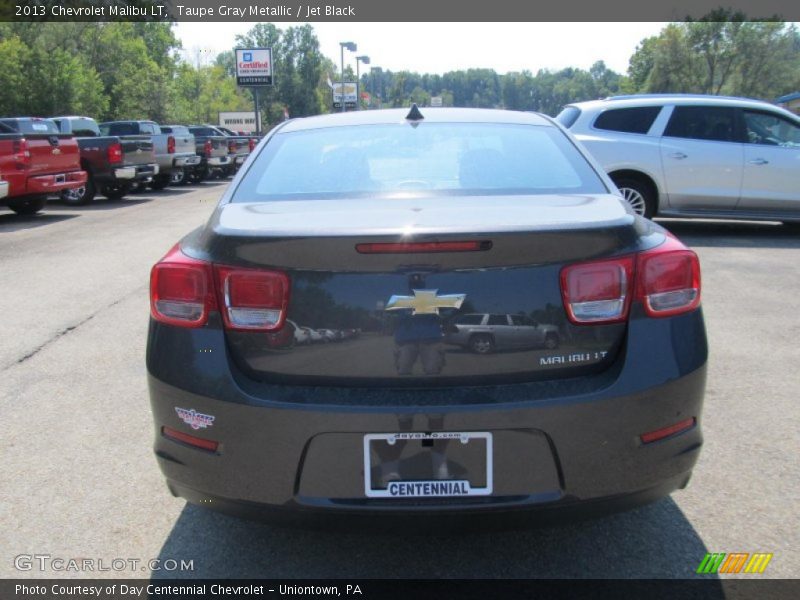 Taupe Gray Metallic / Jet Black 2013 Chevrolet Malibu LT