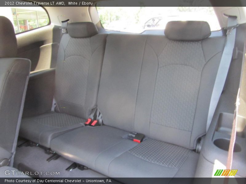 White / Ebony 2012 Chevrolet Traverse LT AWD