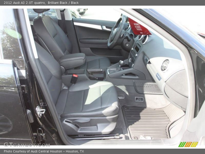  2012 A3 2.0T quattro Black Interior