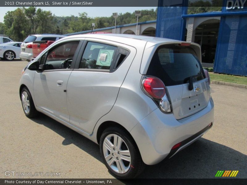 Silver Ice / Silver/Silver 2013 Chevrolet Spark LS