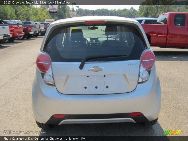 Silver Ice / Silver/Silver 2013 Chevrolet Spark LS