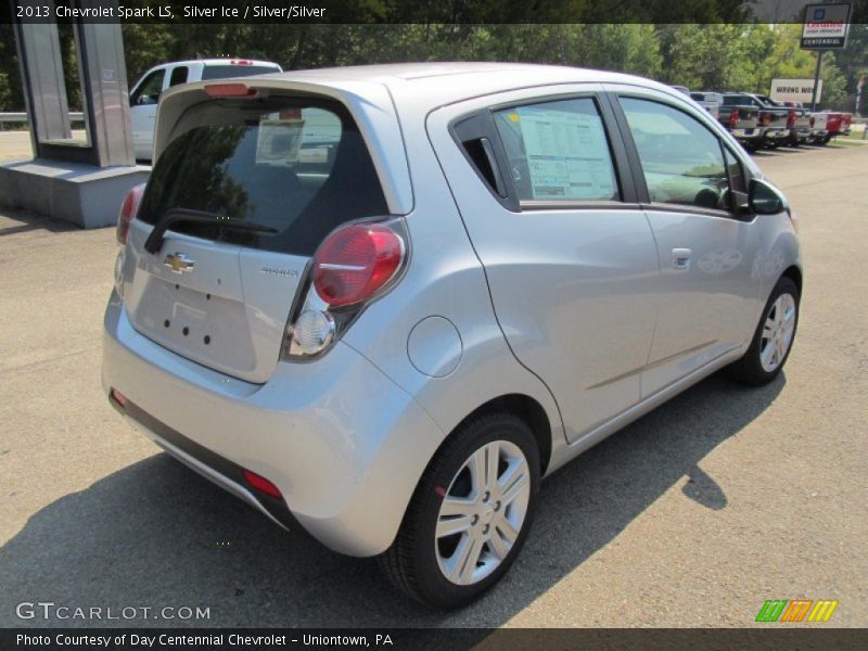 Silver Ice / Silver/Silver 2013 Chevrolet Spark LS