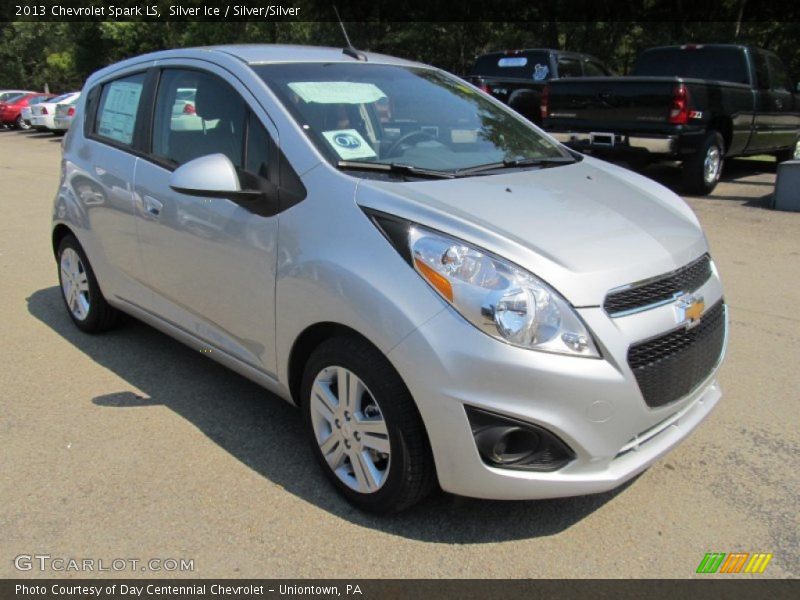 Silver Ice / Silver/Silver 2013 Chevrolet Spark LS
