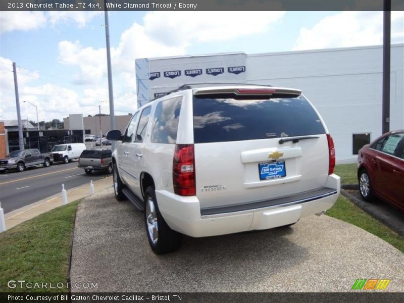 White Diamond Tricoat / Ebony 2013 Chevrolet Tahoe LTZ 4x4