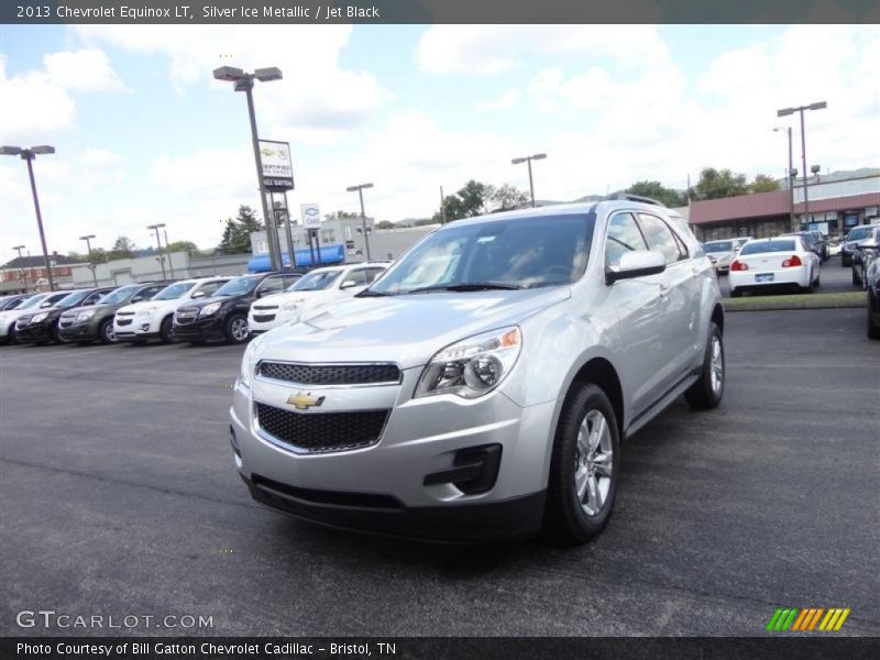 Silver Ice Metallic / Jet Black 2013 Chevrolet Equinox LT