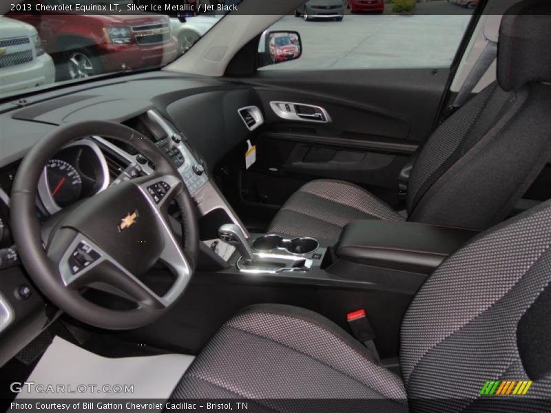 Silver Ice Metallic / Jet Black 2013 Chevrolet Equinox LT