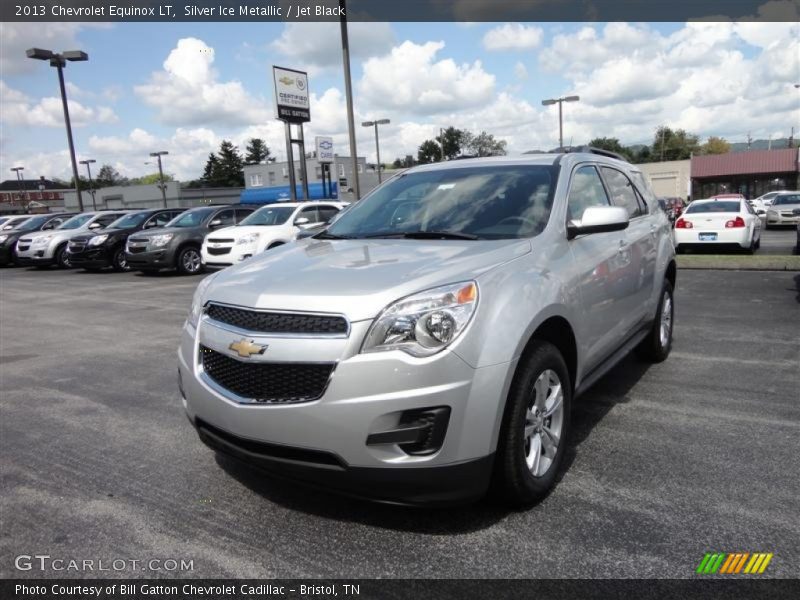 Silver Ice Metallic / Jet Black 2013 Chevrolet Equinox LT