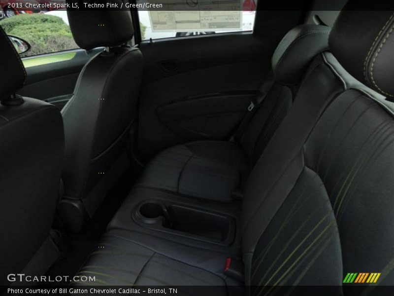 Techno Pink / Green/Green 2013 Chevrolet Spark LS