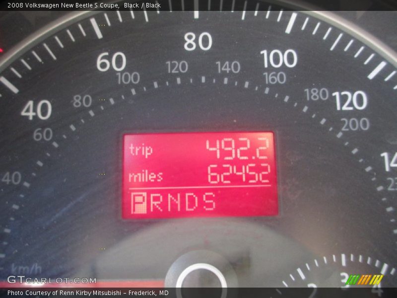 Black / Black 2008 Volkswagen New Beetle S Coupe