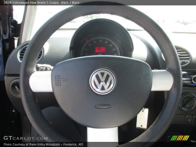 Black / Black 2008 Volkswagen New Beetle S Coupe