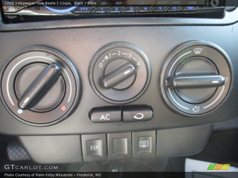 Black / Black 2008 Volkswagen New Beetle S Coupe