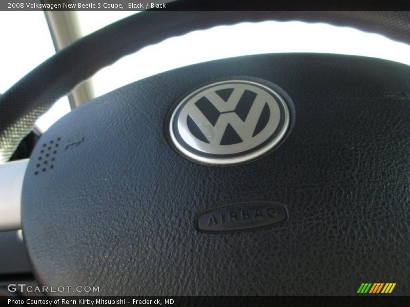 Black / Black 2008 Volkswagen New Beetle S Coupe
