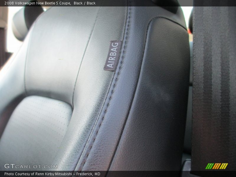Black / Black 2008 Volkswagen New Beetle S Coupe