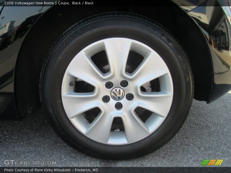 Black / Black 2008 Volkswagen New Beetle S Coupe