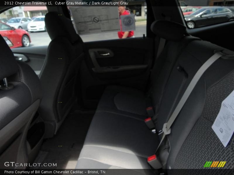 Cyber Gray Metallic / Dark Gray/Light Gray 2012 Chevrolet Traverse LS