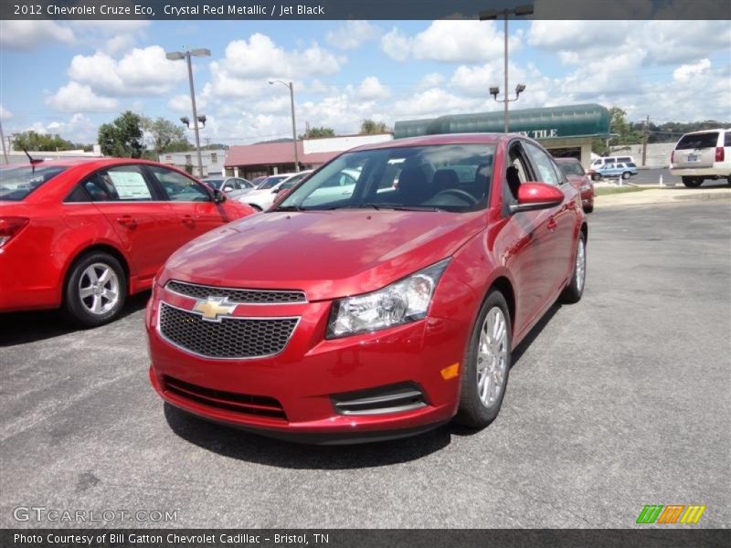 Crystal Red Metallic / Jet Black 2012 Chevrolet Cruze Eco